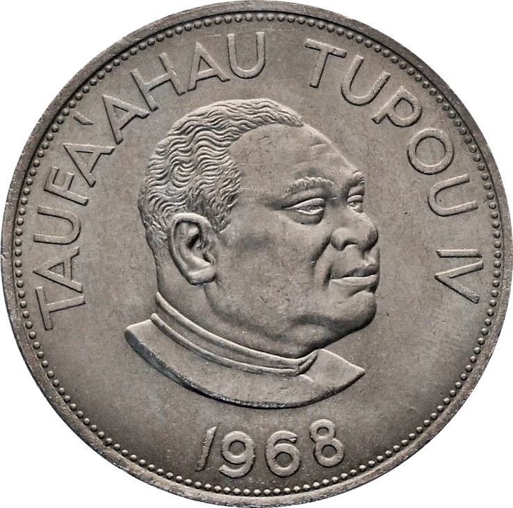 Tonga | 2 Pa'Anga Coin | King Tupou IV | Star | KM:37 | 1968 - 1974