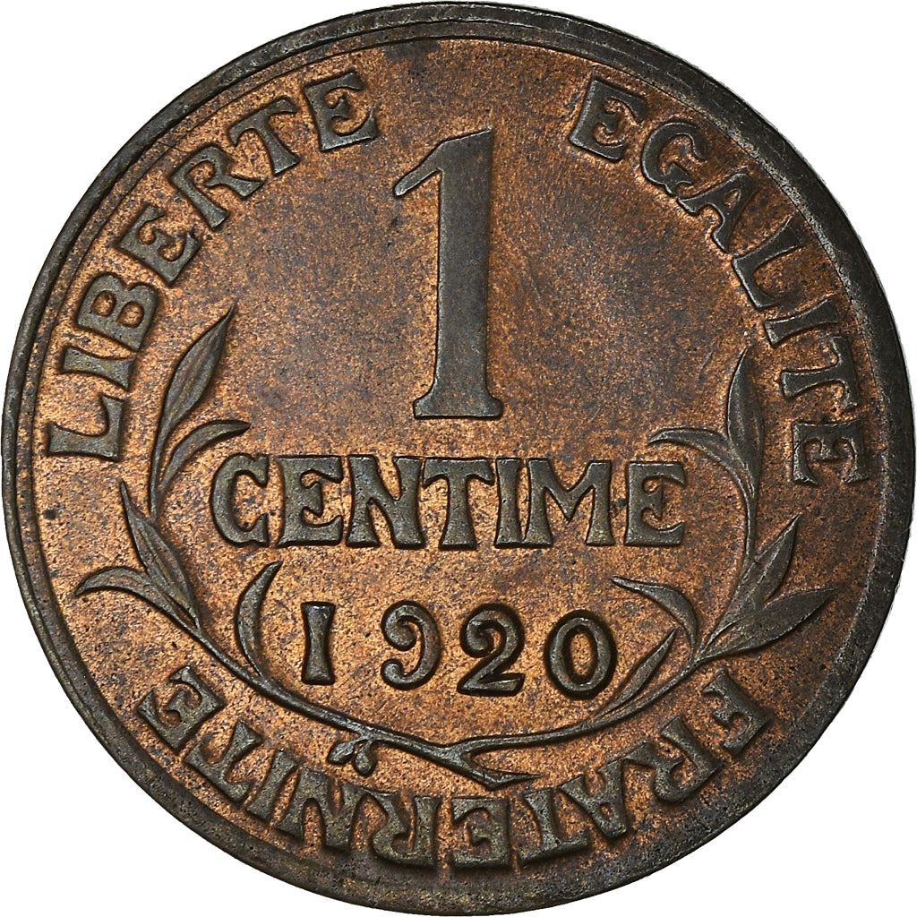French 1 Centime Coin | Third Republic | KM840 | France | 1898 - 1920