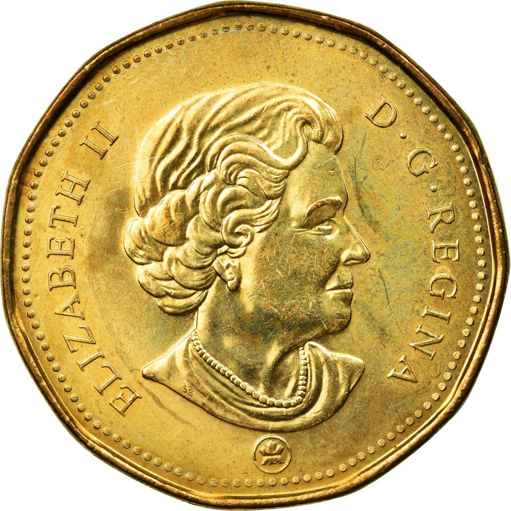 Canada | 1 Dollar Coin | Bronze plated nickel | 4th portrait | KM:495 | 2003-2012