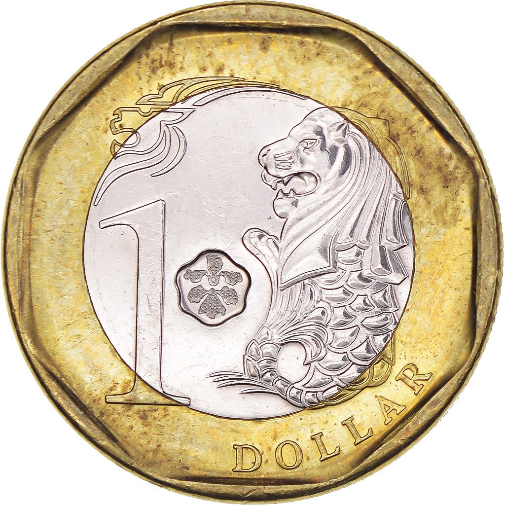 Singapore | 1 Dollar Coin | Merlion | Km:314 | 2013 - 2019