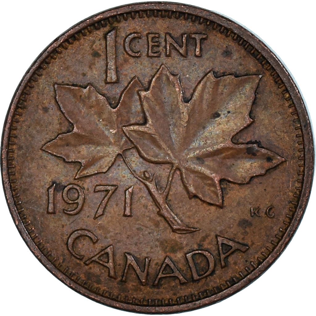 Canada | 1 Cent Coin | Bronze | 2nd portrait | KM:59 | 1965-1978