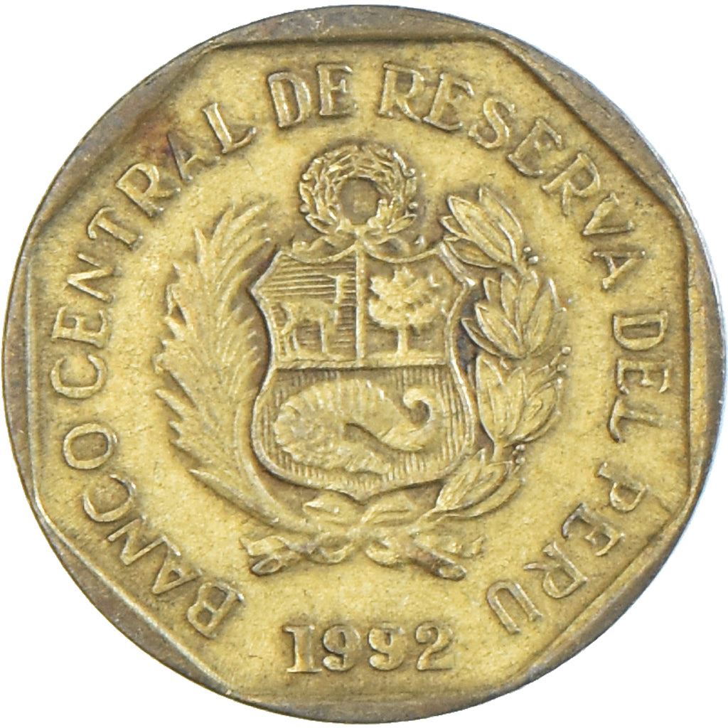 Peru | 5 Centimos Coin | Braille | Km:304.1-3 | 1991 - 2000