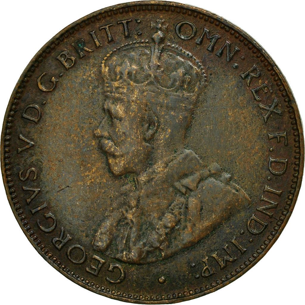 Australia | 1/2 Penny Coin | George V | Km:22 | 1911 - 1936
