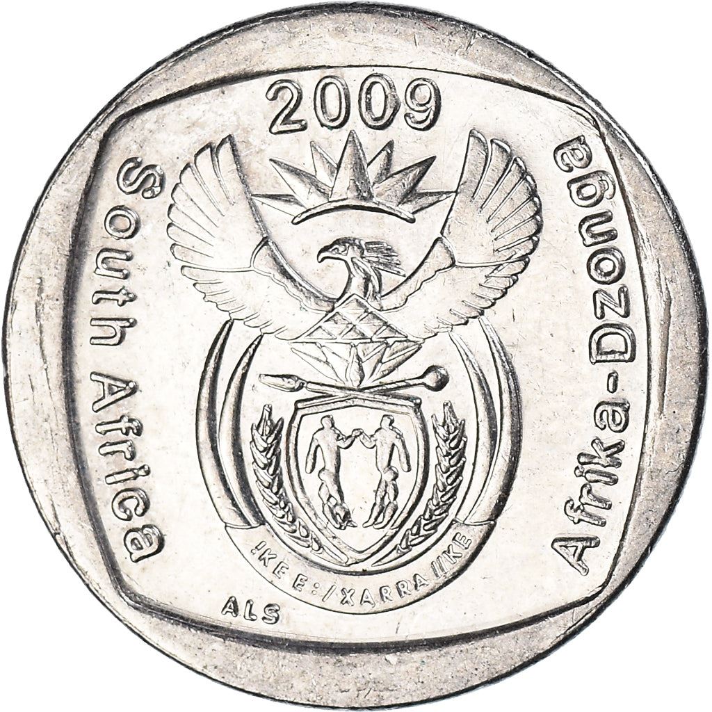 South Africa 1 Rand South Africa - Afrika-Dzonga Coin KM468 2009