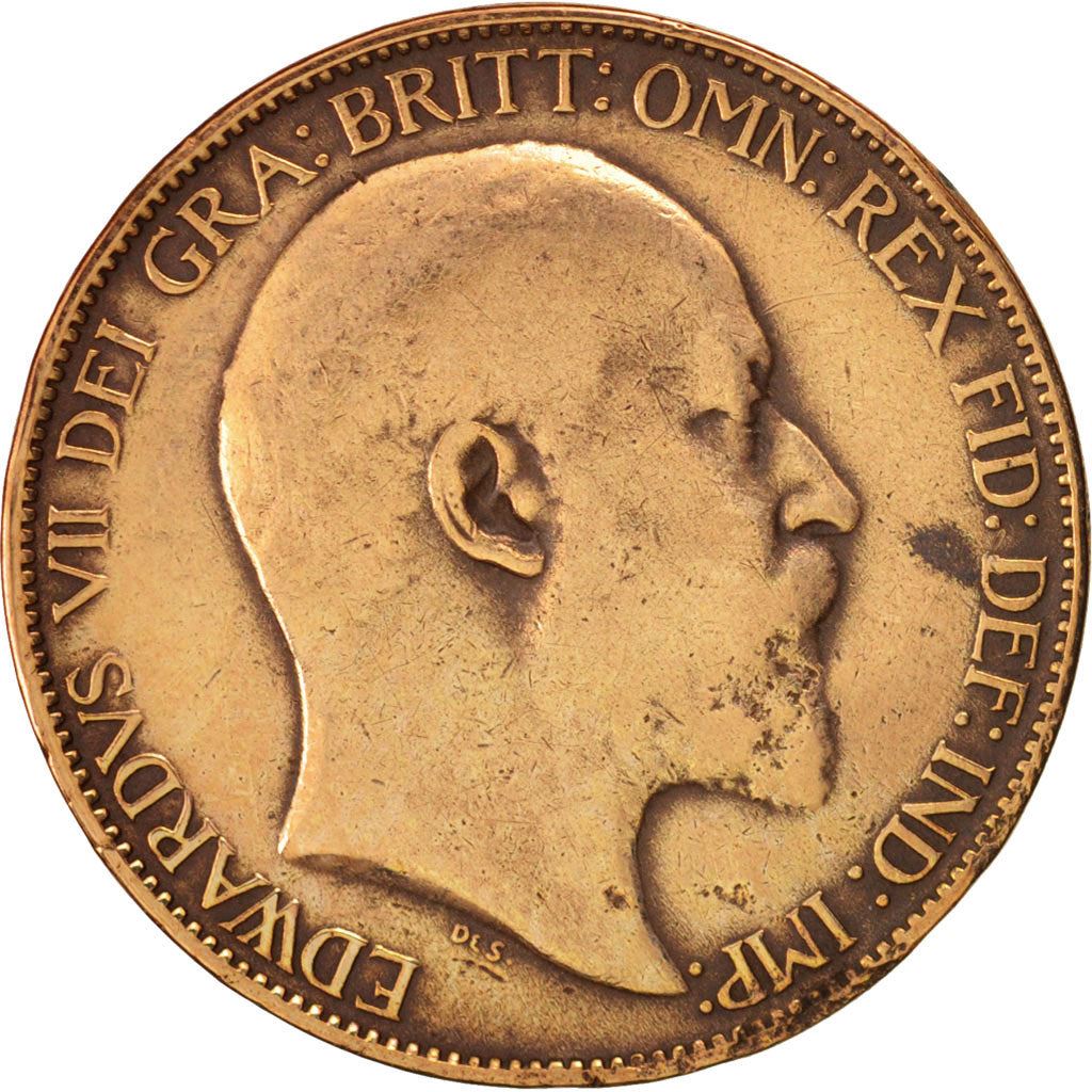 United Kingdom | 1/2 Penny Coin | Edward VII | Km:793 | 1902 - 1910