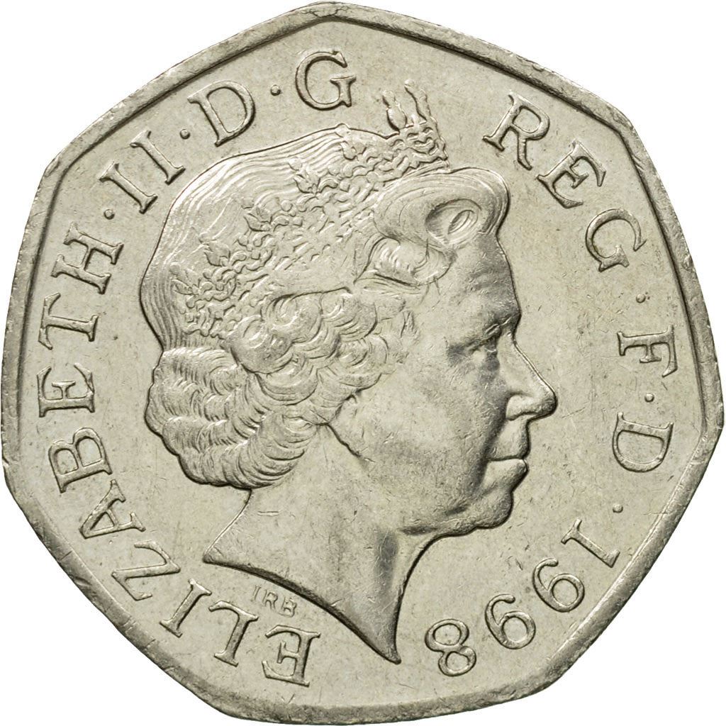 United Kingdom | 50 Pence Coin | National Health Service | Km:996 | 1998 - 2009