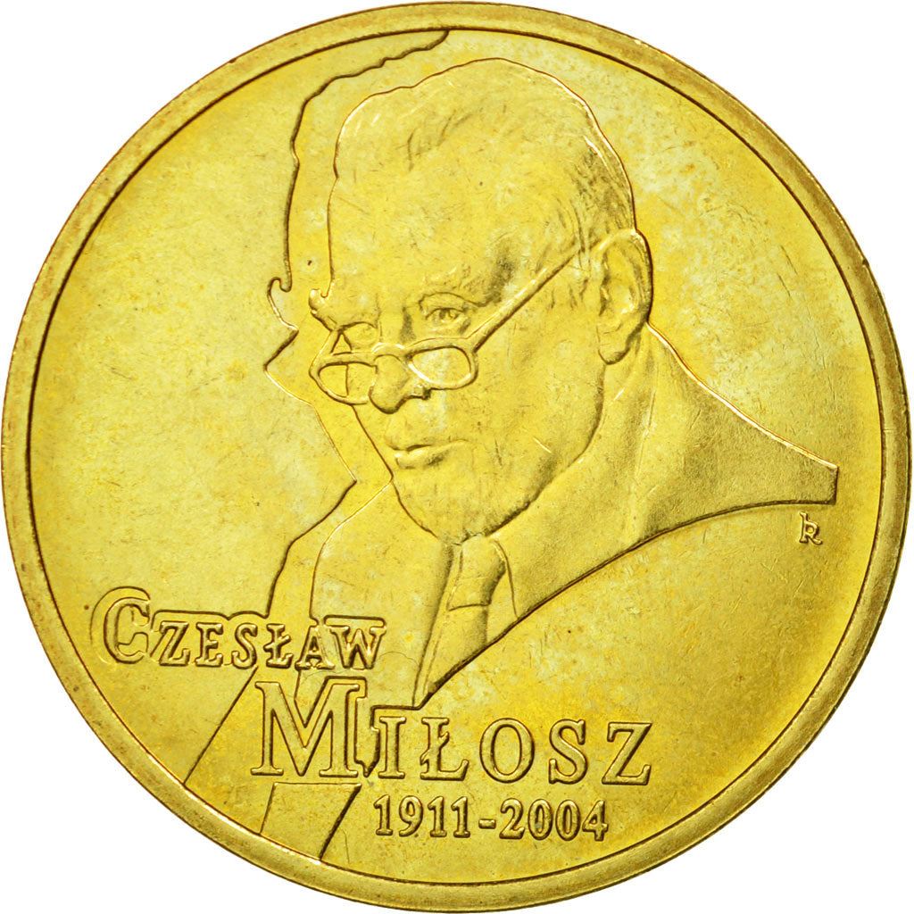 Poland | 2 Zlotys Coin | Czesław Miłosz | Y:785 | 2011