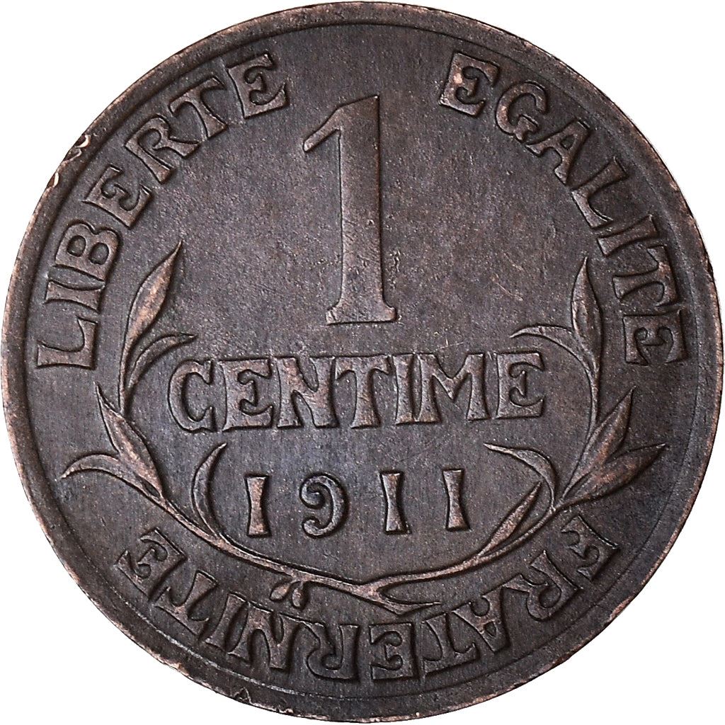 French 1 Centime Coin | Third Republic | KM840 | France | 1898 - 1920