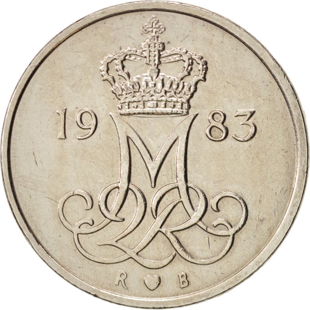 Denmark | 10 Ore Coin | Monogram | Km:860 | 1973 - 1988