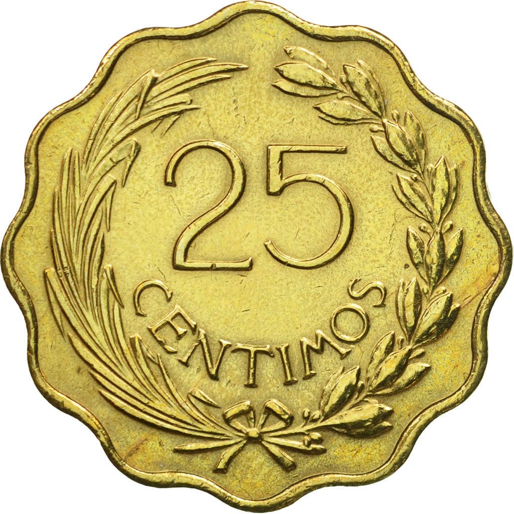Paraguay | 25 Centimos Coin | Sello de Hacienda | Km:27 | 1953
