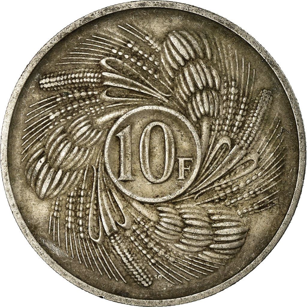 Burundi | 10 Francs Coin | FAO | Km:17 | 1968 - 1971
