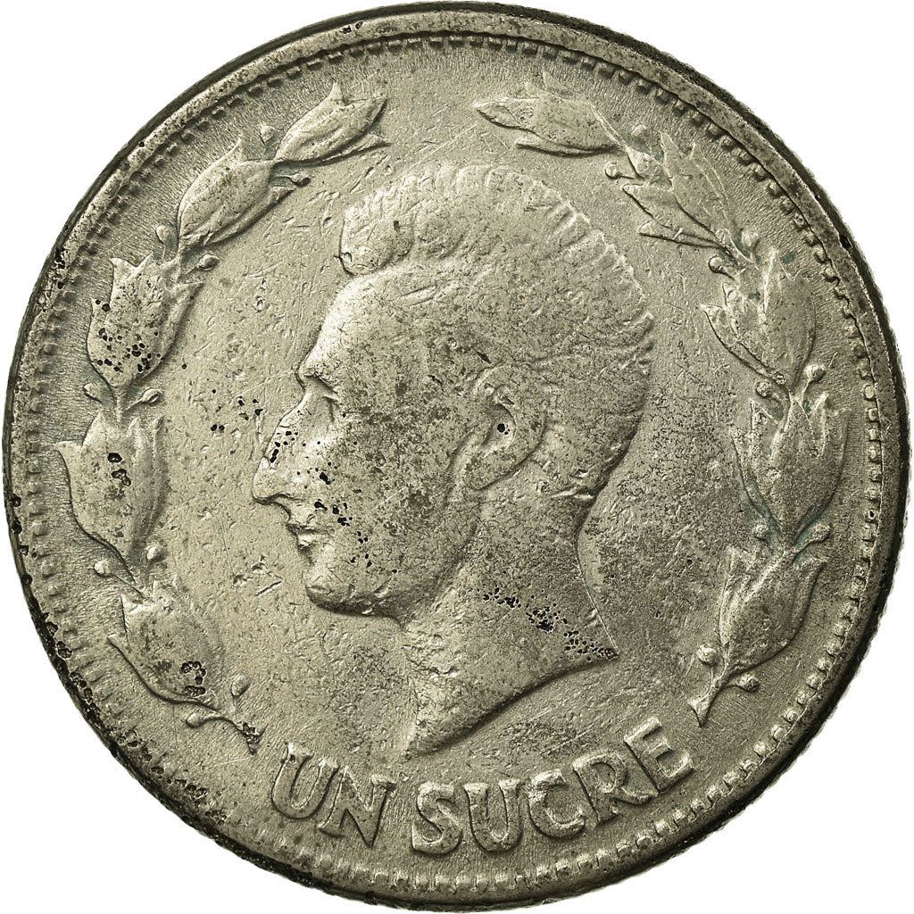 Ecuador | 1 Sucre Coin | Nickel | Military leader | KM:78.1 | 1937-1946