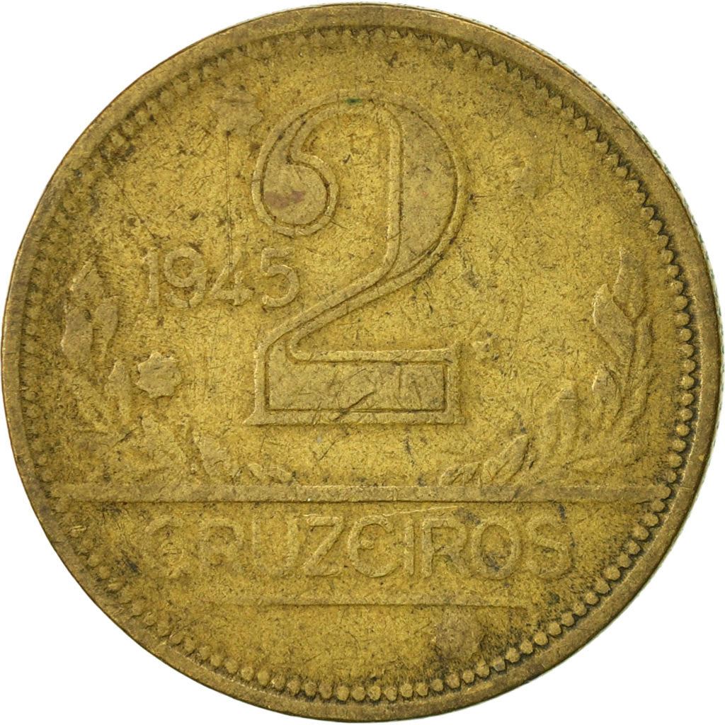 Brazilija | 2 Cruzeiros moneta | KM559 | 1942 - 1956