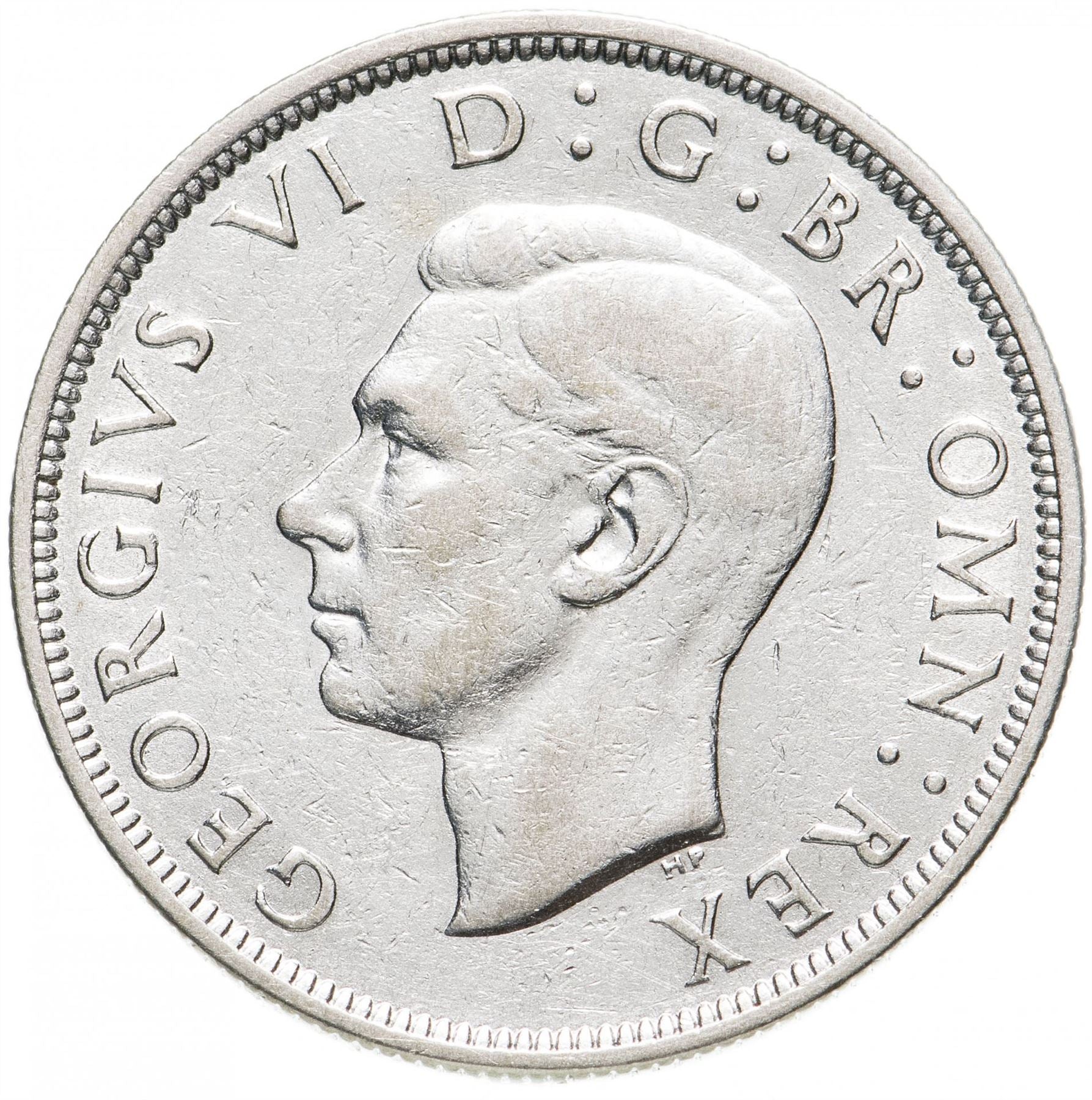 United Kingdom | 1/2 Crown Coin | George VI | KM:856 | 1937 - 1946