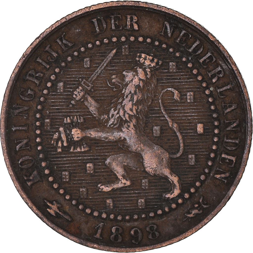 Pays-Bas | Pièce de 1 Cent | Lion | Km : 107 | 1877 - 1900
