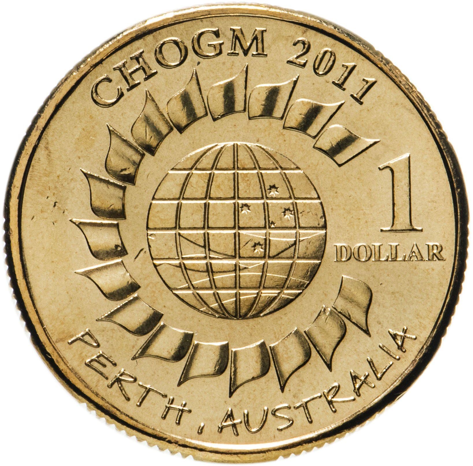 Australia | 1 Dollar Coin | Commonwealth Heads of Government Meeting | KM:1619 | 2011