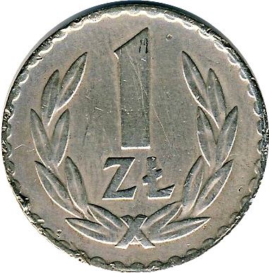 Poland | 1 Z?oty | Eagle | KM45 | 1949