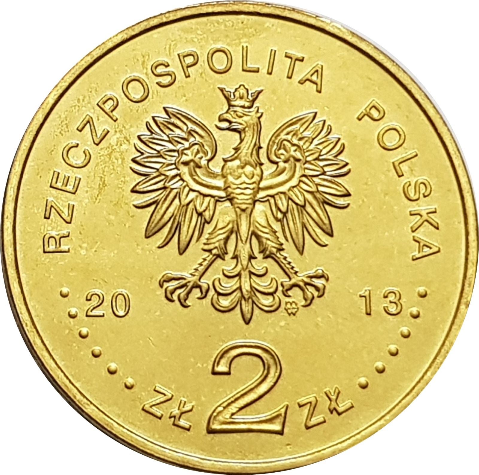 Poland | 2 Z?ote | Fregata rakietowa | Ship | Eagle | KM866 | 2013