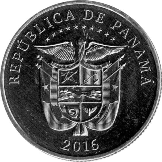 Panama 1/4 Balboa Coin | Panama Canal | KM156 | 2016
