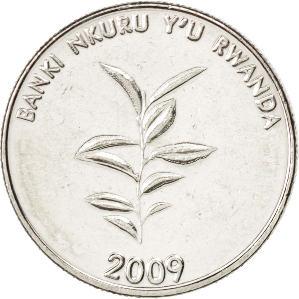 Rwanda | 20 Amafaranga Coin | Tea Plant | Km:35 | 2009