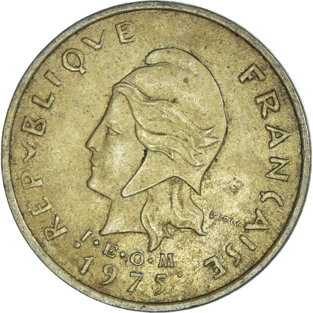 New Hebrides | 2 Francs Coin | Marianne | Frigate Bird | Km:5.2 | 1973 - 1979