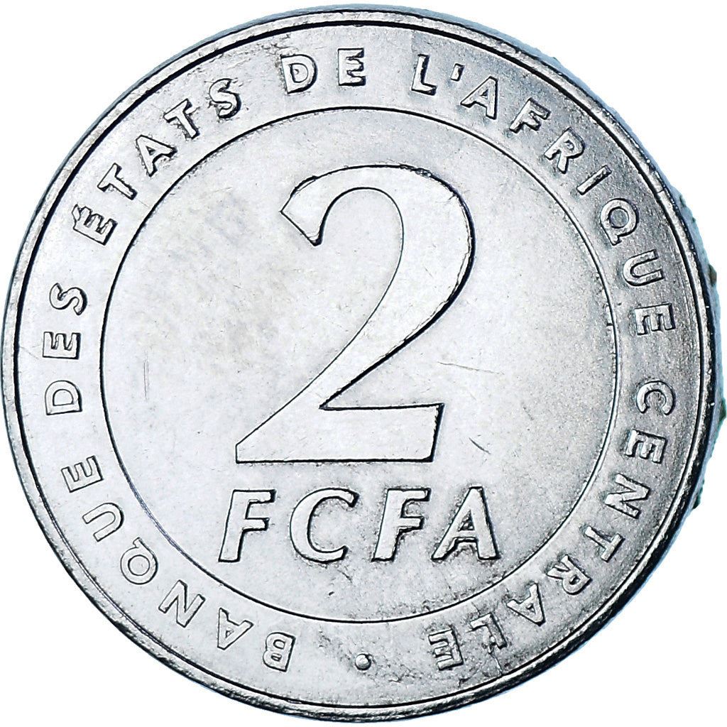 Central African States | 2 Francs Cfa Coin | Plants | Km:17 | 2006
