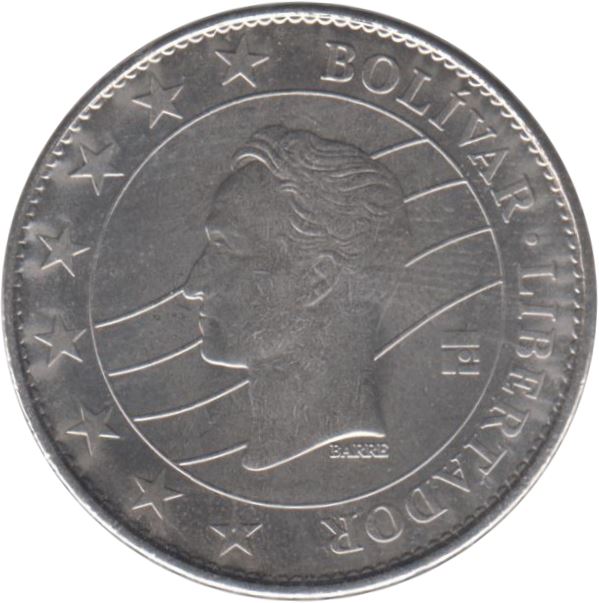 Venezuela | 100 Bolivares Coin | Palomo Horse | Simon Bolivar | Stars | KM106 | 2016