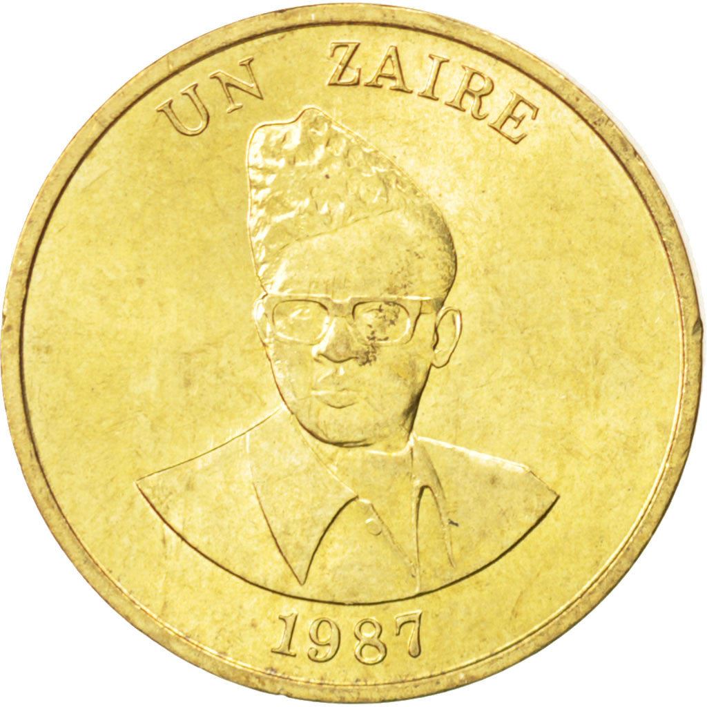 Zaire | 1 Zaire Coin | Mobutu Sese Seko | Km:13 | 1987