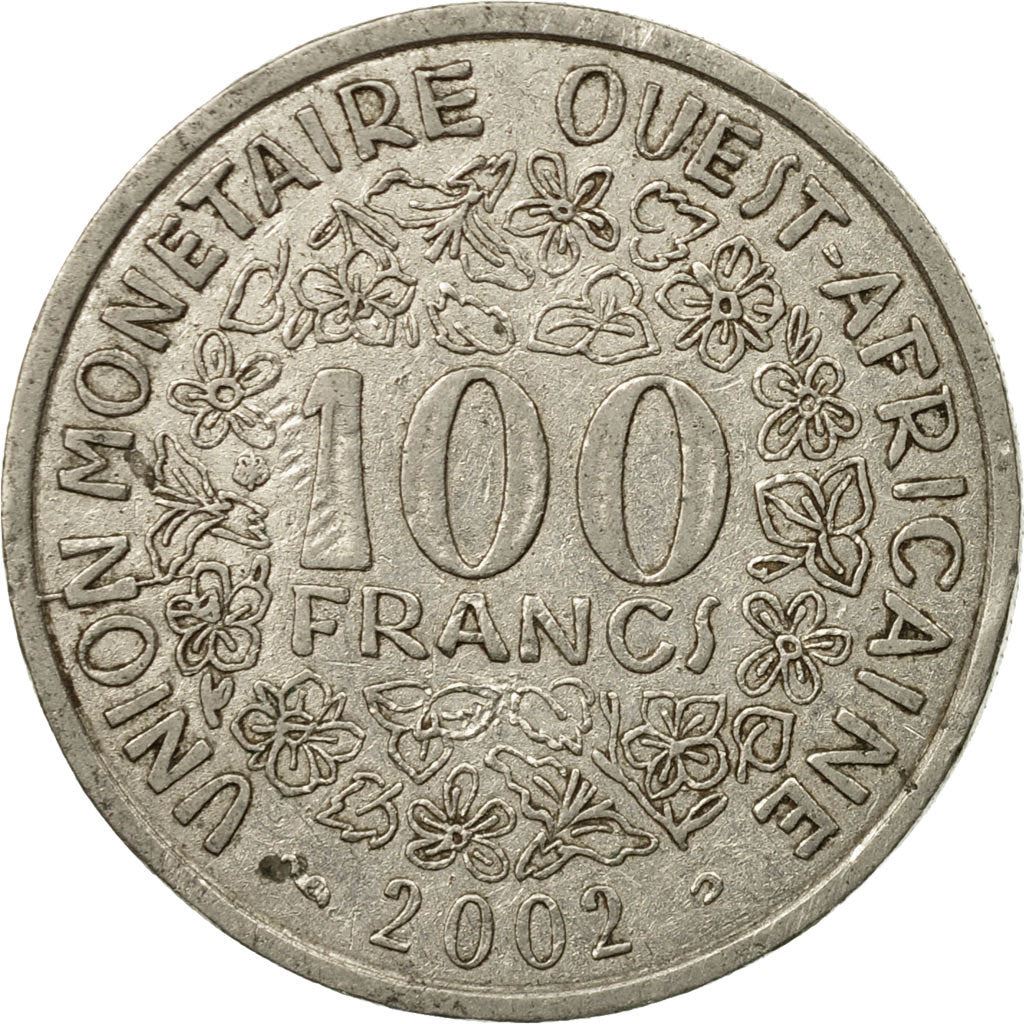 Western African States | 100 Francs Cfa Coin | Emblem of Central Bank | Flowers | Km:4 | 1967 - 2005