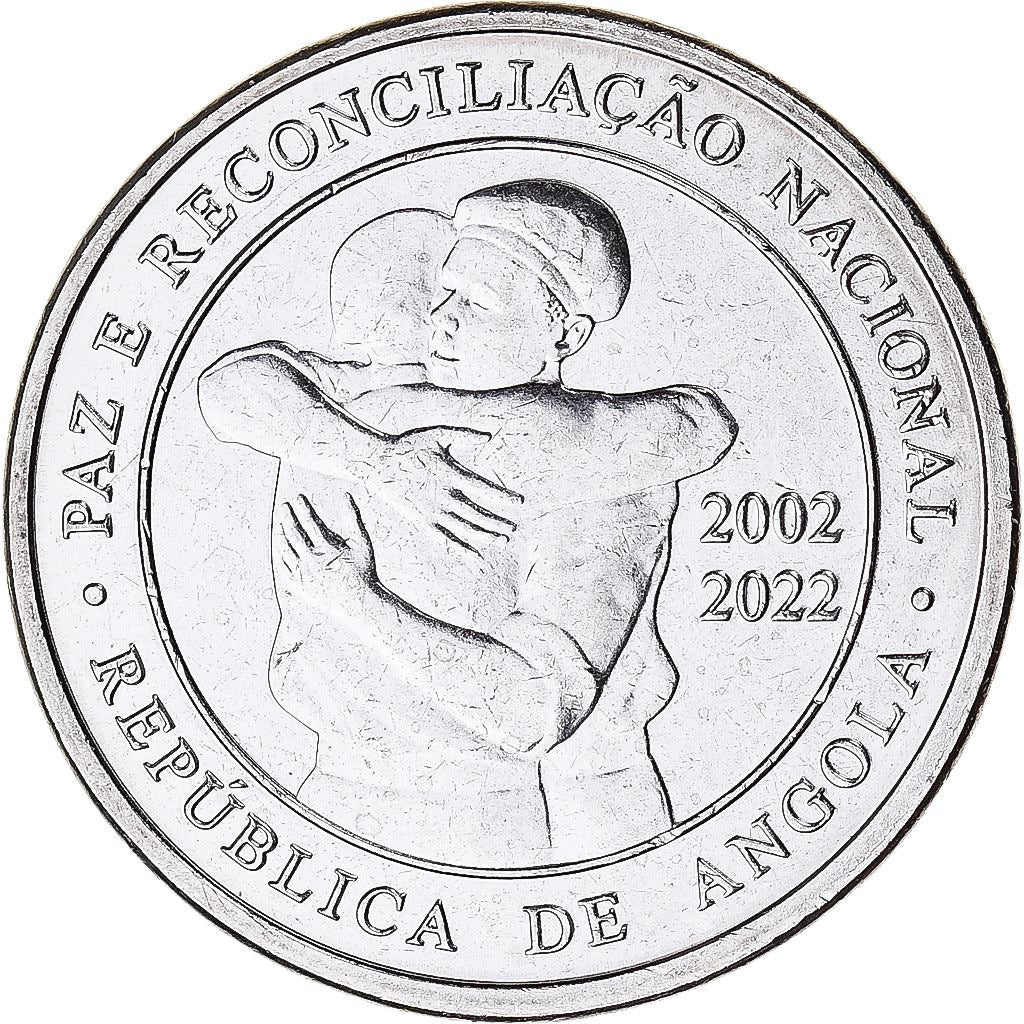 Angola | 200 Kwanzas Coin | People | Hug | Km:114 | 2022