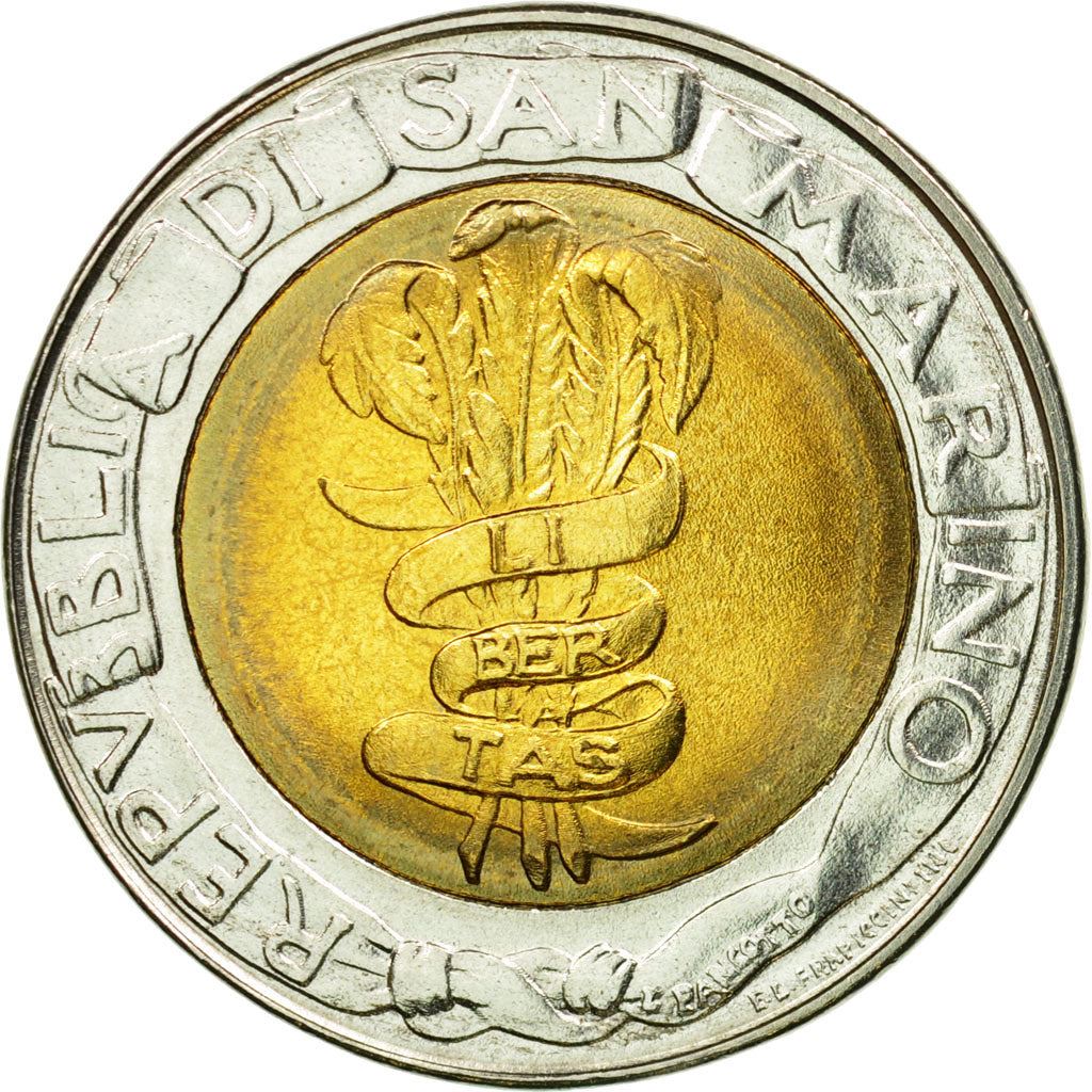 San Marino | 500 Lire Coin | FAO | Km:330 | 1995