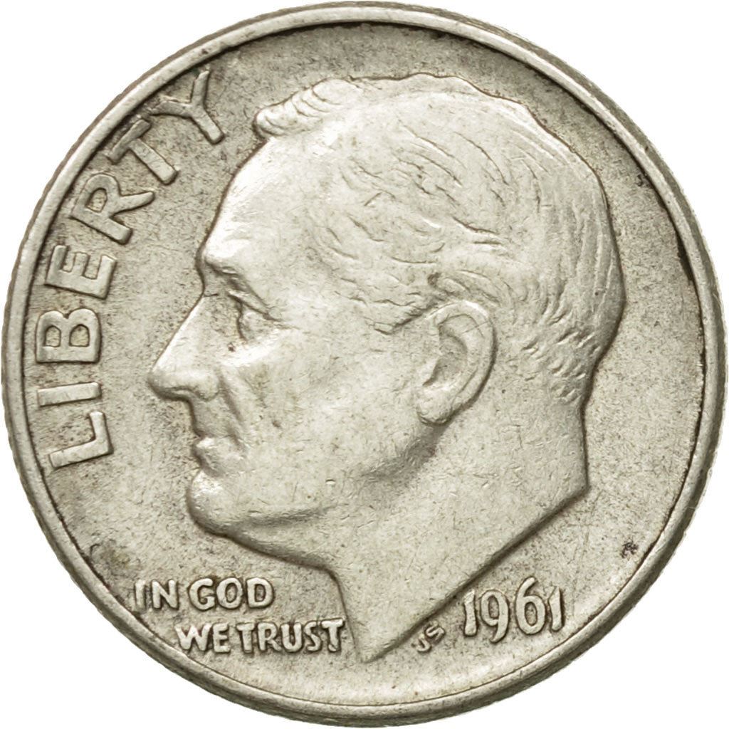 USA | 1 Dime Mønt | Franklin D. Roosevelt | KM:195 | 1946 - 1964
