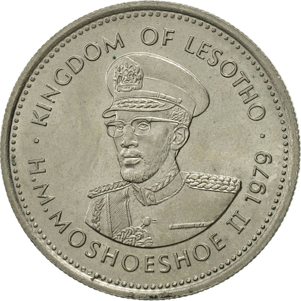Lesotho | 25 Lisente Coin | Moshoeshoe II | Km:20 | 1979 - 1989