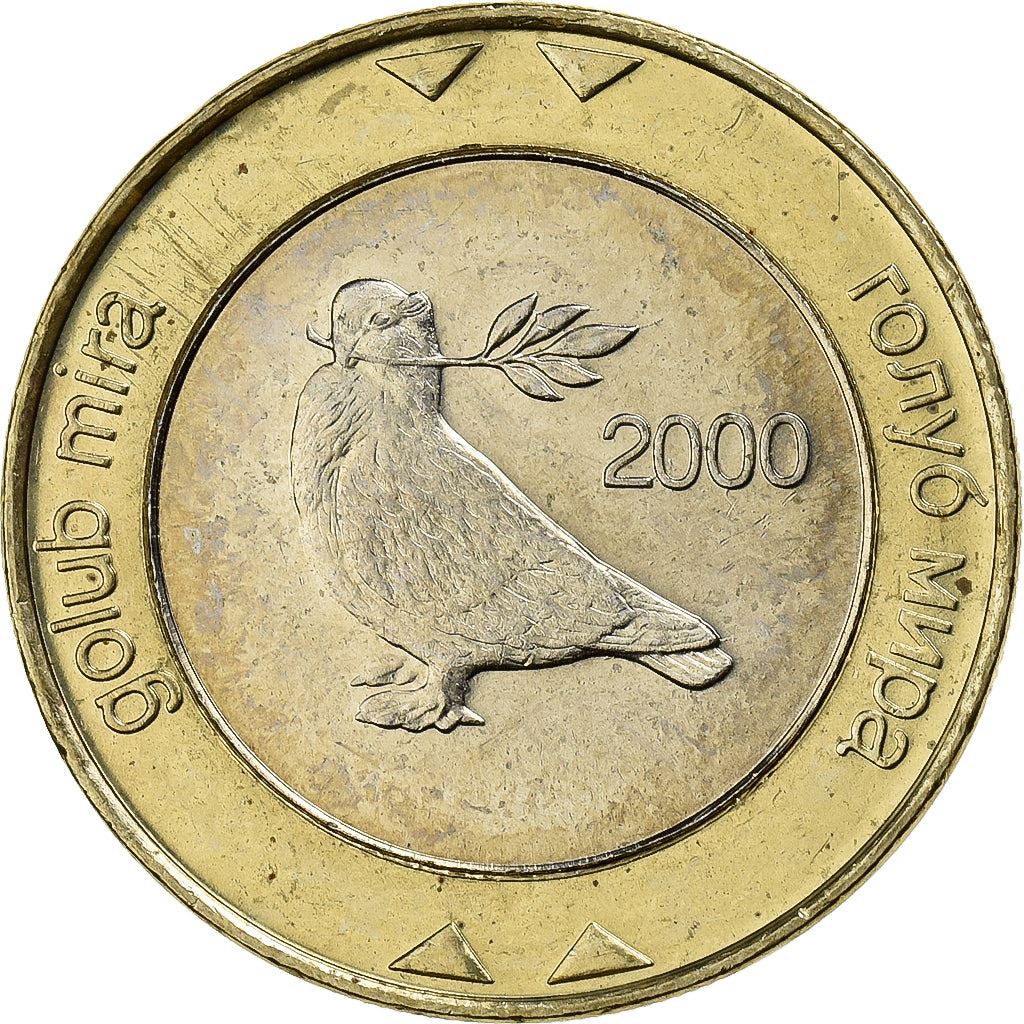Bosnia and Herzegovina | 2 Konvertibilne Marke Coin | Dove of Peace | Km:119 | 2000 - 2022