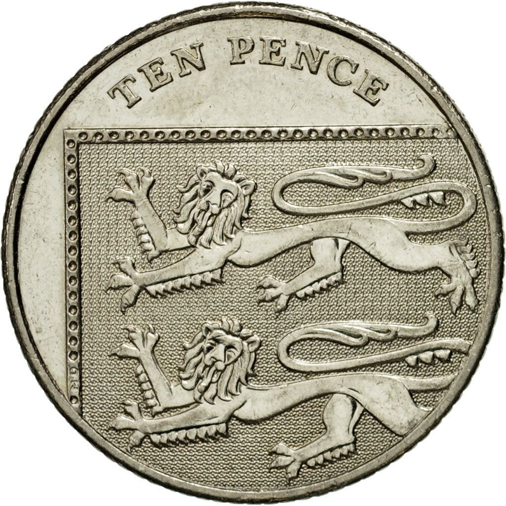 United Kingdom | 10 Pence Coin | Elizabeth II | Km:1110 | 2008 - 2010