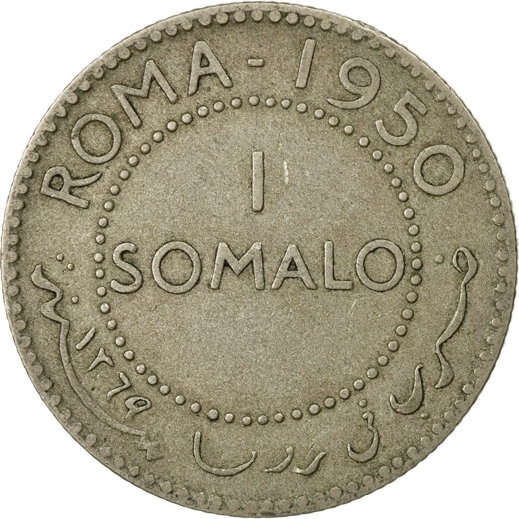 Somalia | 1 Somalo Coin | Leopard | Km:5 | 1950