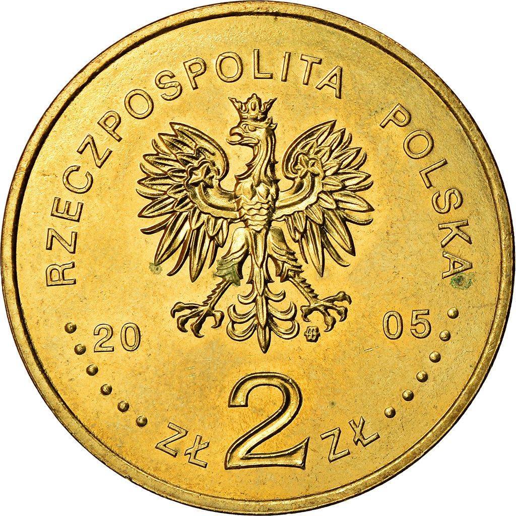 Poland | 2 Zlotys Coin | Pope John Paul II | Y:525 | 2005