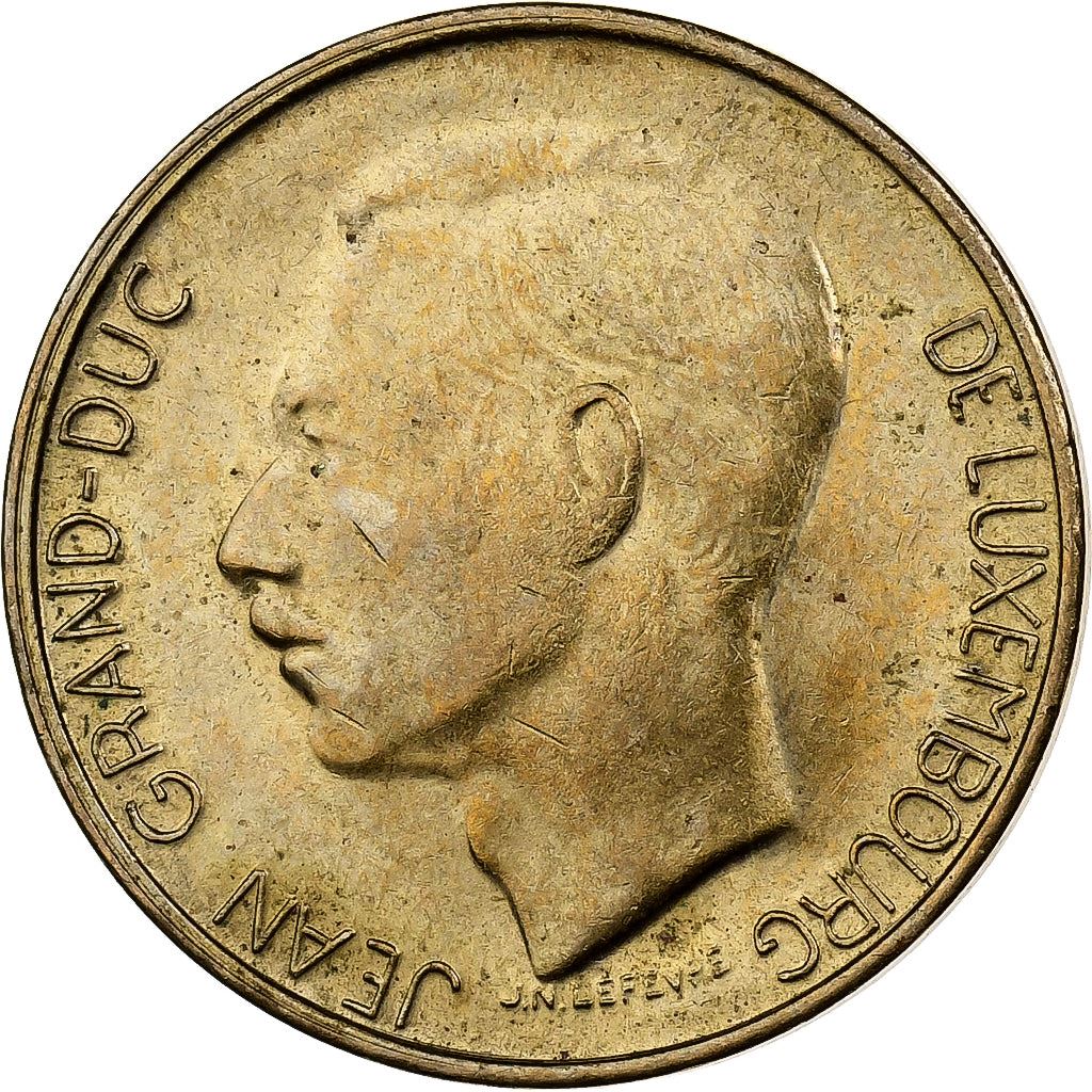 Luxembourg | 5 francs | Monarque | Bronze d’aluminium-nickel | KM : 60 | 1986-1988