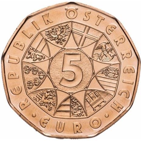 Austria | 5 Euro Coin | Philharmonic Orchestra | Km:3249 | 2016