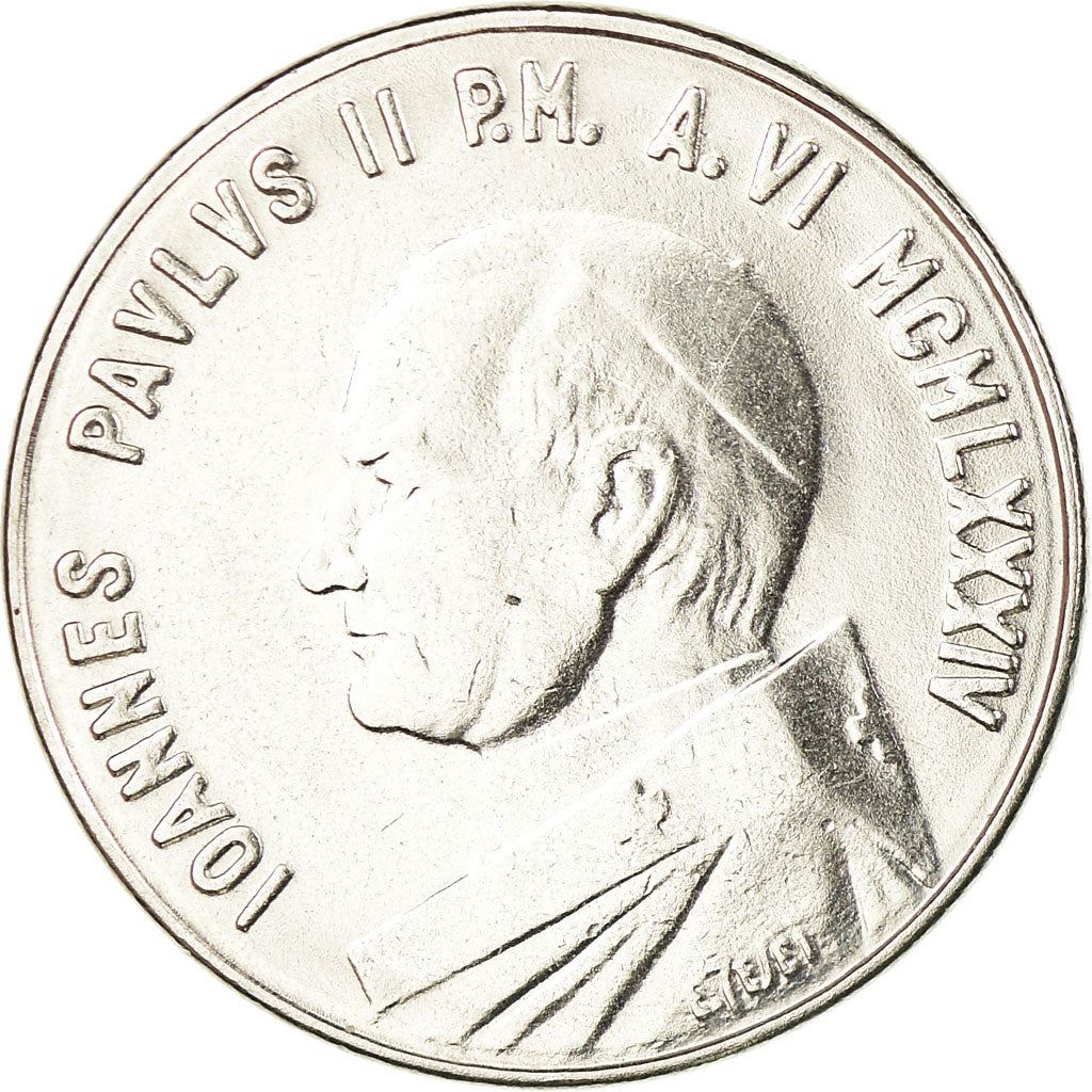 Vatican City | 50 Lire Coin | Doves | Km:179 | 1984