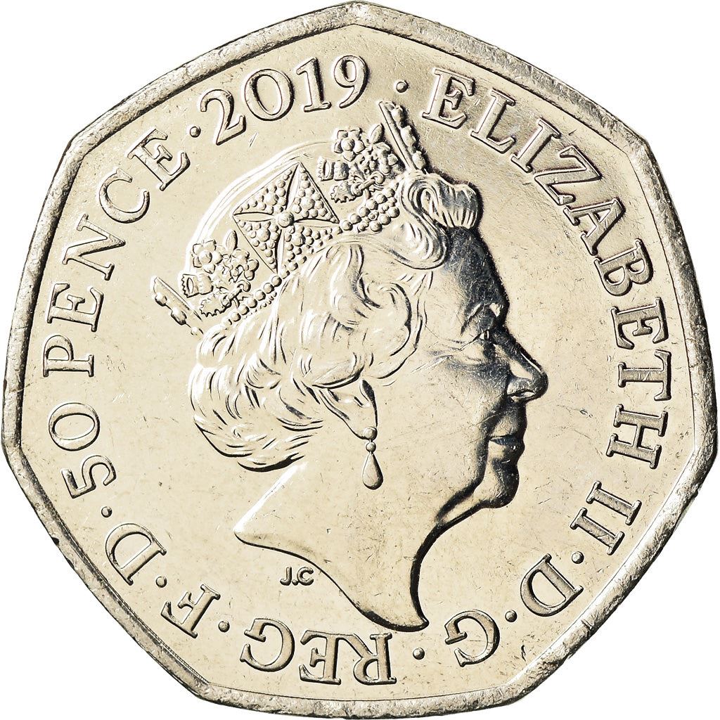 United Kingdom | 50 Pence Coin | Paddington | Km:1714 | 2019