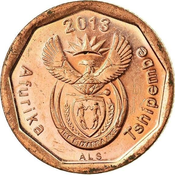 South Africa | 10 Cents Coin | Flowers | Arum Lily | Uc:5 | 2013