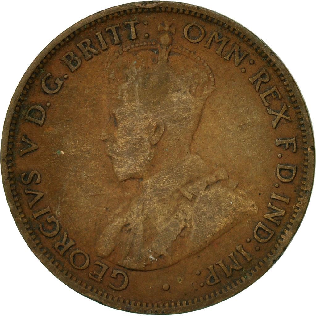 Australia | 1/2 Penny Coin | George V | Km:22 | 1911 - 1936