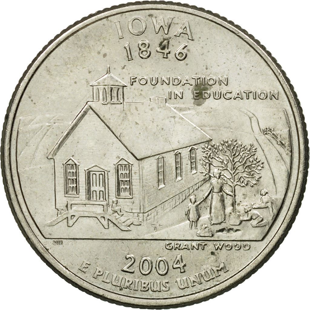 United States | 1/4 Dollar Coin | Schoolhouse | Km:358 | 2004