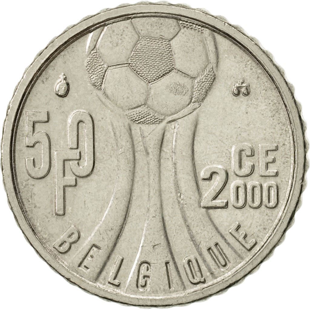 Belgien | 50-Franc-Münze | Fußballmeisterschaft | Km:213 | 2000