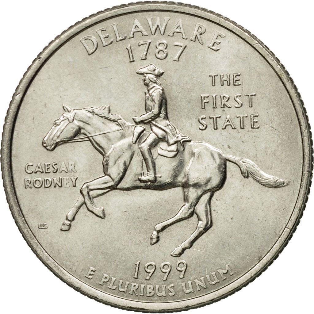 United States | 1/4 Dollar Coin | Caesar Rodney | Km:293 | 1999