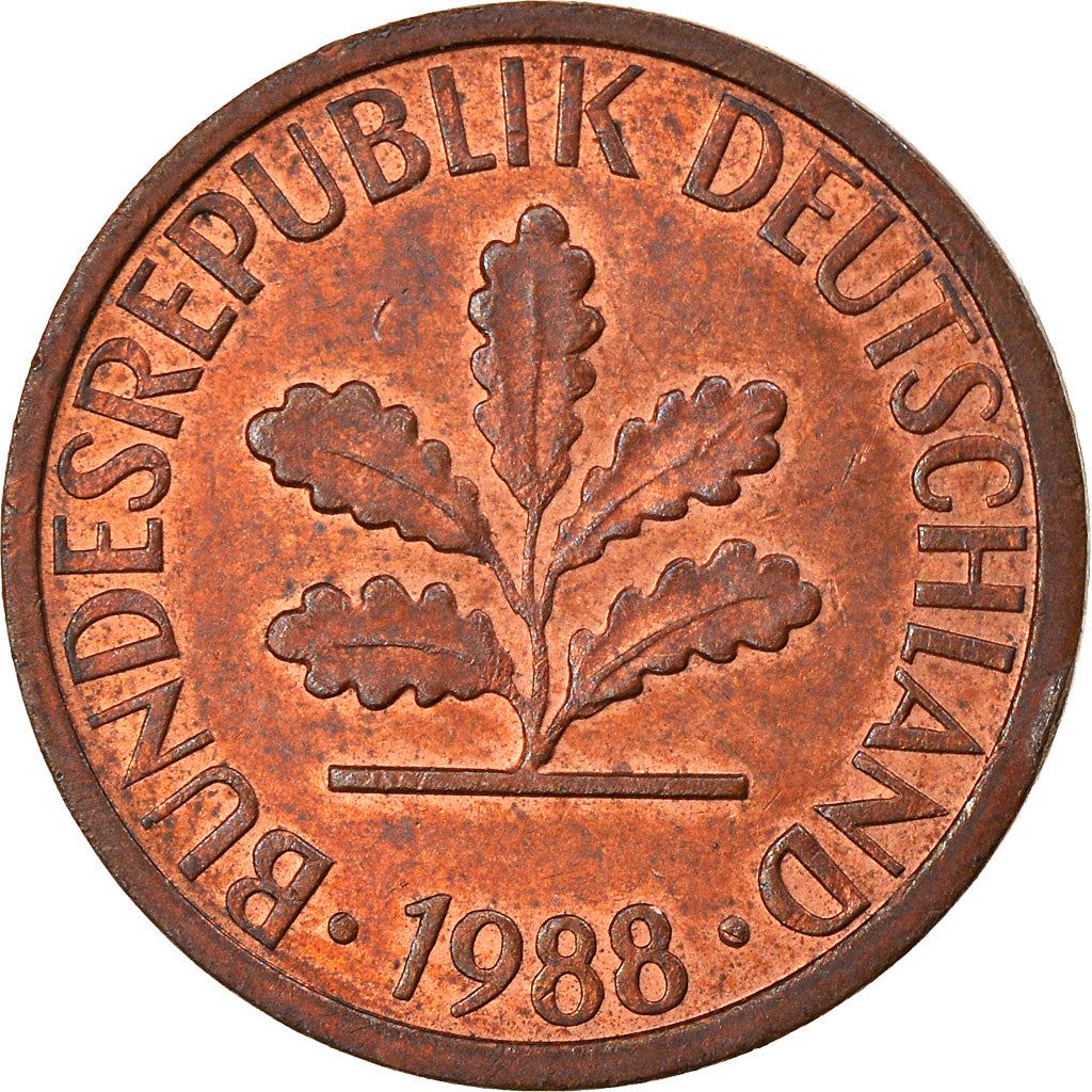 West Germany 1 Pfennig | 100 Coins | Oak Seedling | 1950 - 2001