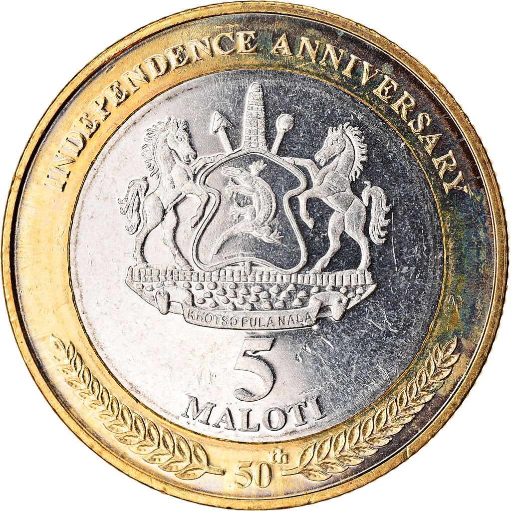 Lesotho | 5 Maloti Coin | King Letsie III | 2016