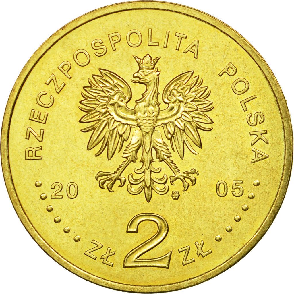 Poland | 2 Zlotys Coin | Pope John Paul II | Y:525 | 2005
