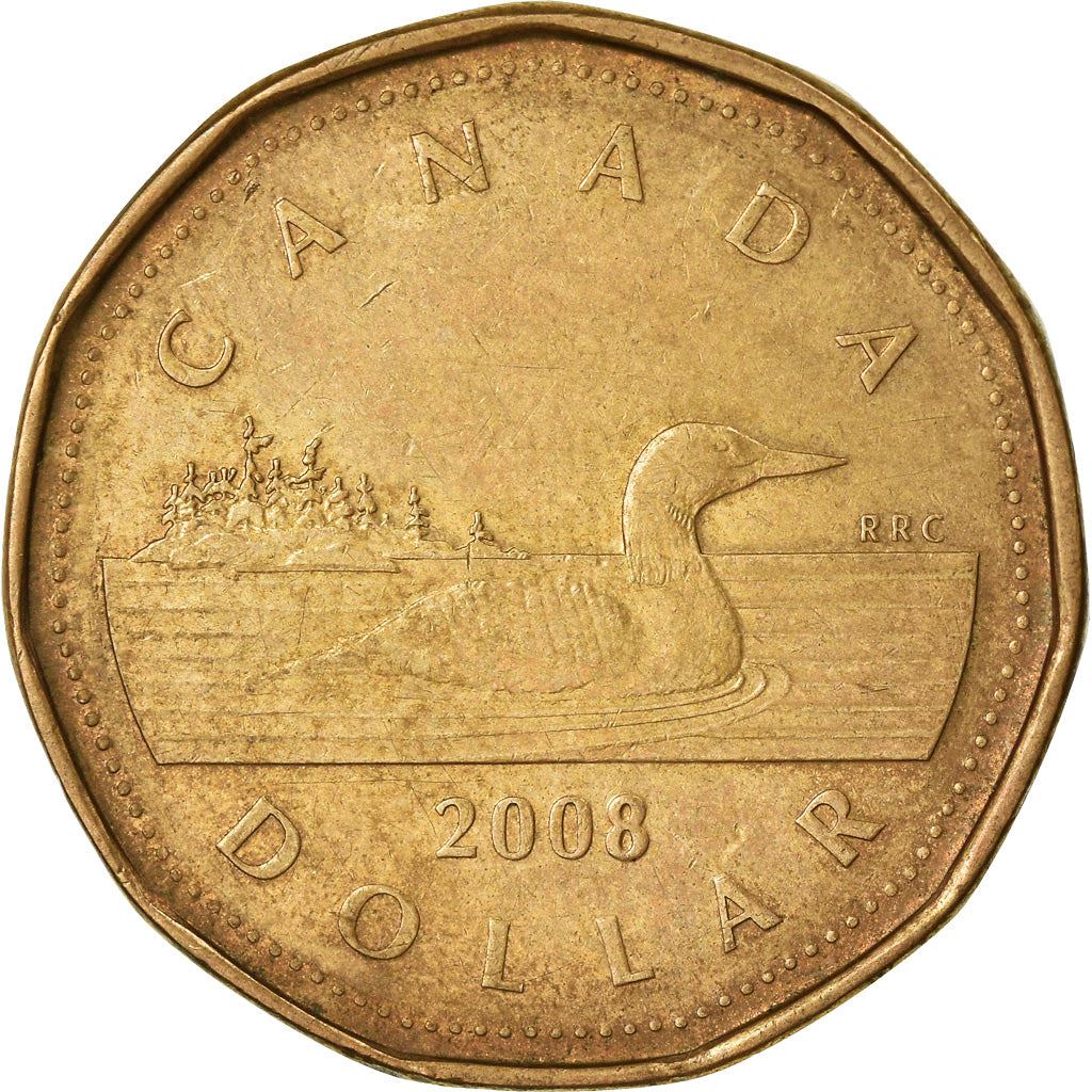 Canada | 1 Dollar Coin | Bronze plated nickel | 4th portrait | KM:495 | 2003-2012